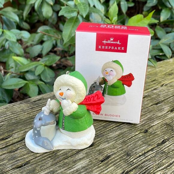 Hallmark Christmas Ornament 2022 Snow Buddies # 25 NEW with Box - Picture 1 of 10
